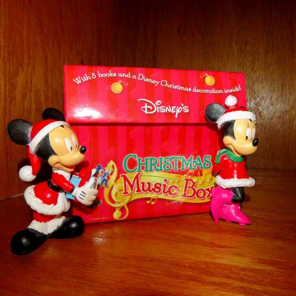 Disney Books and Christmas Music Box - Picture 1 of 13